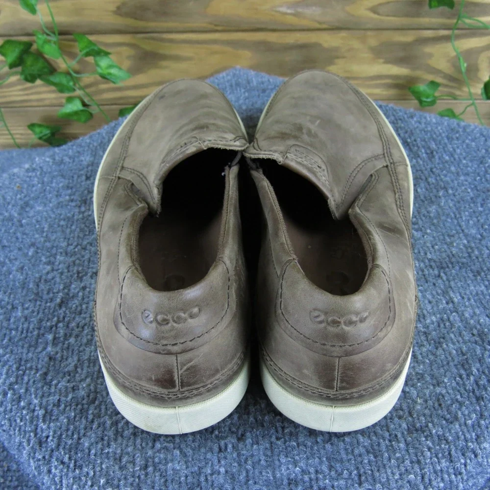 ECCO Leather Slip On Loafers Casual Comfort Walking Shoes Men's Size‎ 43